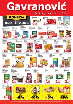Pregled letka Katalog trgovine Gavranović vrijedi od 04.12.2025 | Stranica: 3