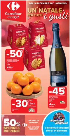 Anteprima dell'opuscolo Volantino Market - Torino dal negozio Carrefour valido da 16/12/2025
