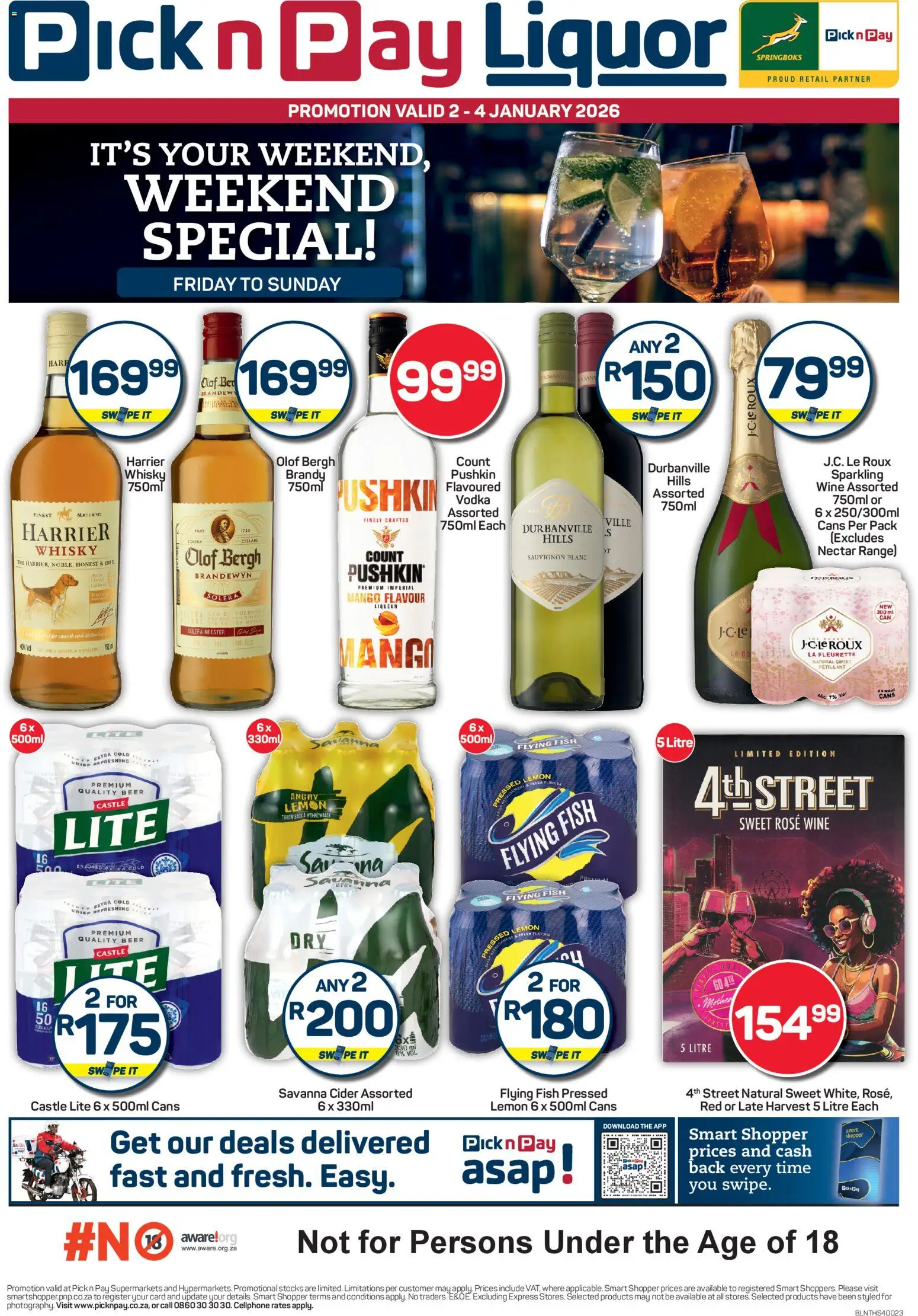 Preview of Pick n Pay flyer valid from 02/01/2026