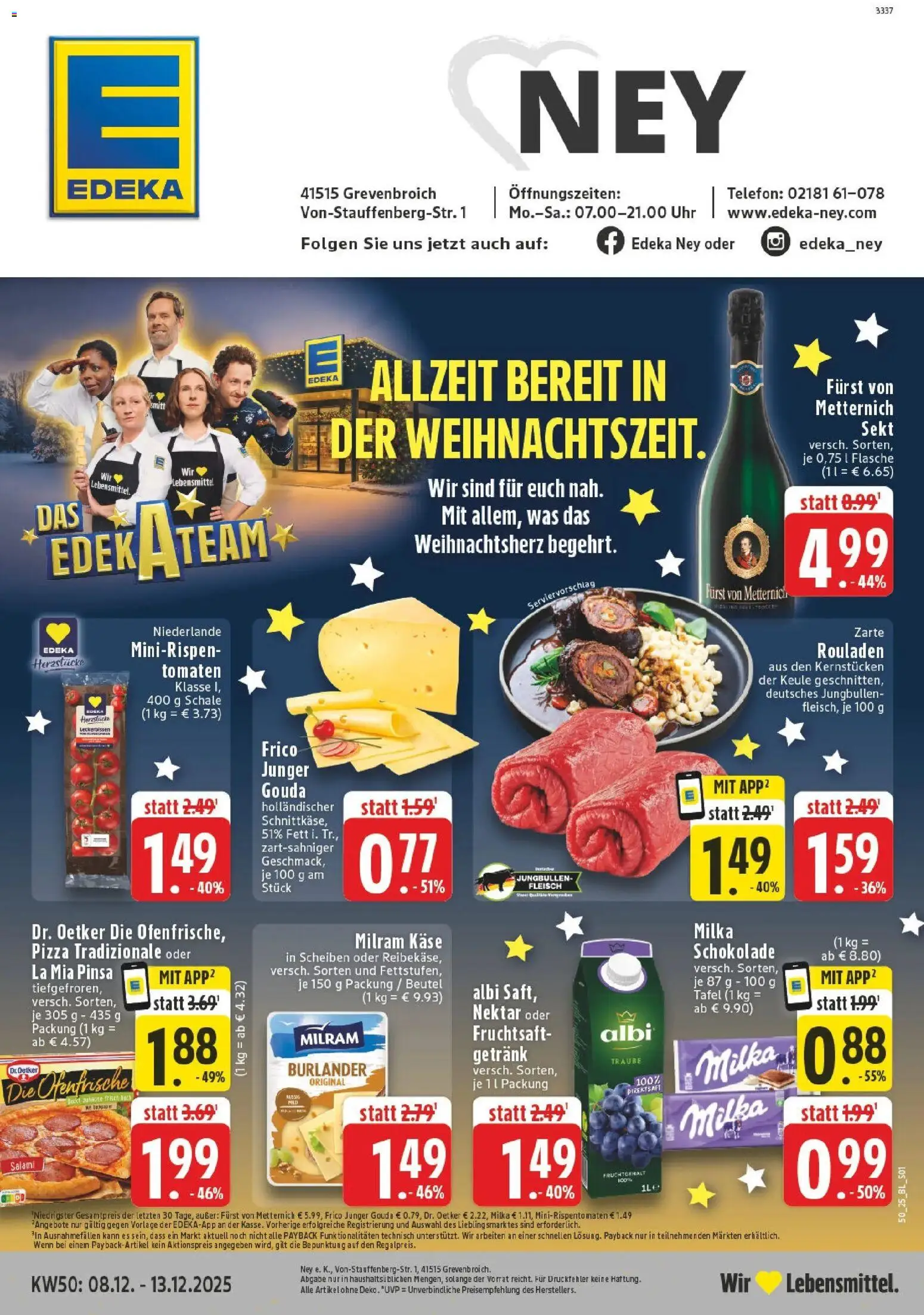 Vorschau von dem Prospekt des Geschäftes Edeka, gültig ab dem 07.12.2025