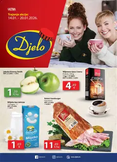 Pregled letka Trajanje akcije trgovine Djelo vrijedi od 14.01.2026