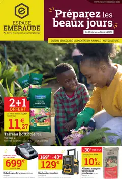 Prévisualisation de Catalogue du magasin Espace Emeraude formulaire valide 25/02/2026