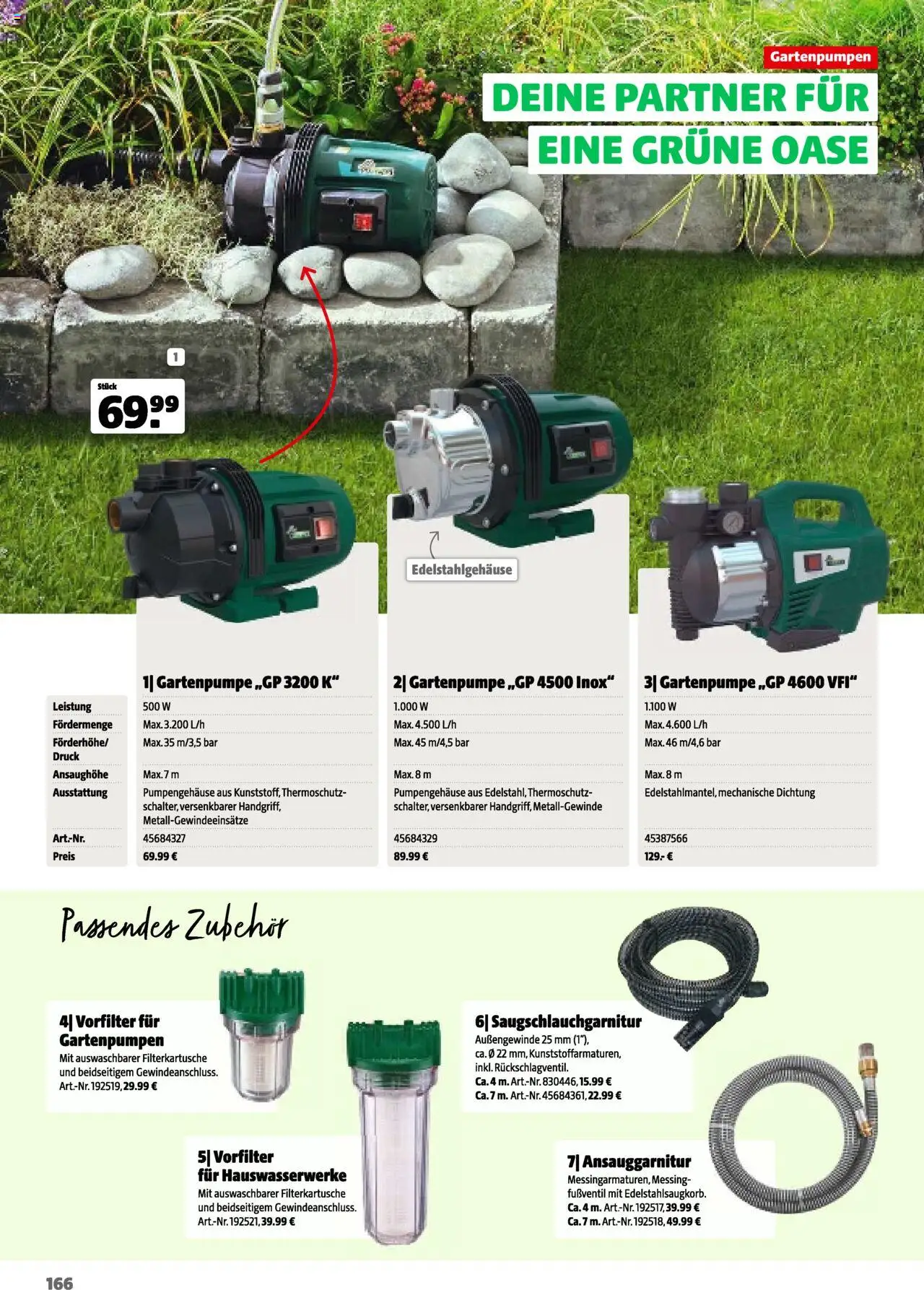  Hagebau Gartenpumpen ab (von Mittwoch 05.03.2025) - Seite 1