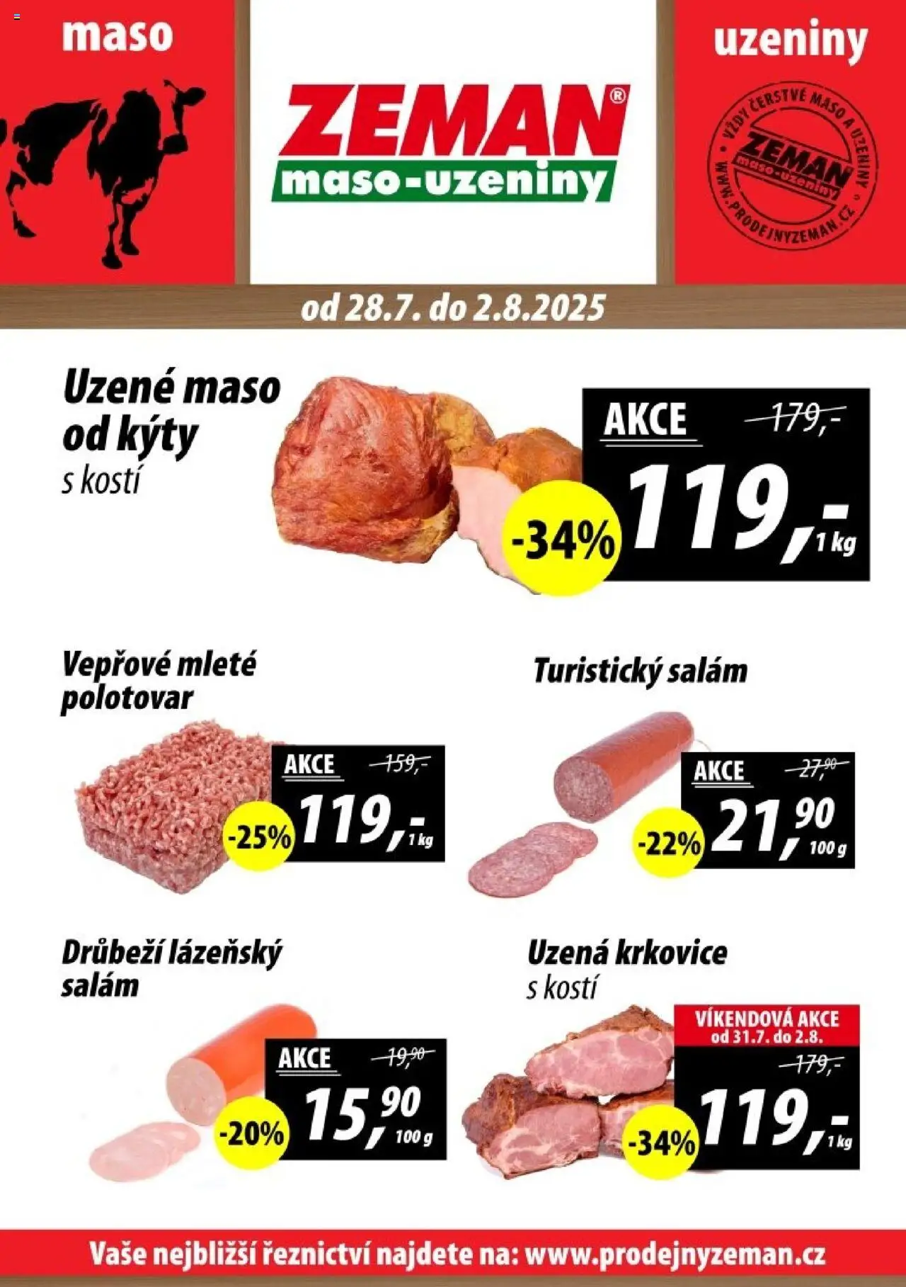  Prodejny Zeman Leták - Plzeň (28.07.2025 - 02.08.2025)