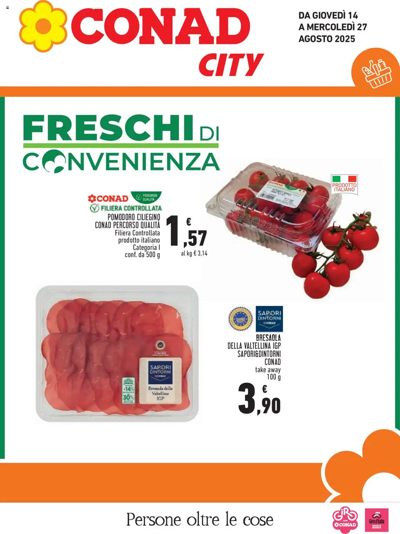 Volantino Conad valido da 14/08/2025 numero di pagina 1