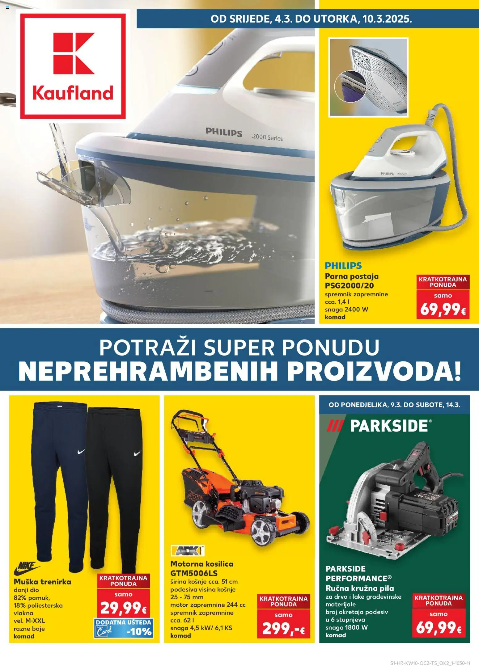 Pregled letka Slavonski Brod trgovine Kaufland vrijedi od 04.03.2026