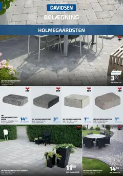 Eksempel på tilbudsavis Belægning (ekskl. moms) fra butik Davidsen gyldig fra 09/04/2024