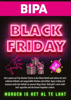 Vorschau der Angebote: Bipa Black Friday gültig ab 06.11.2025