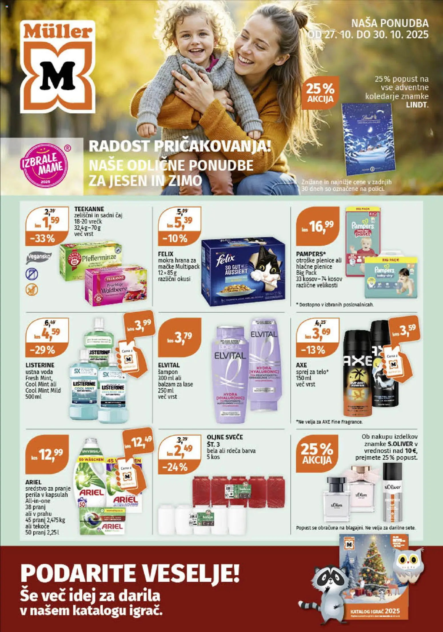 Müller Katalog od 27.10.2025 - aktualna ponudba - stran 1