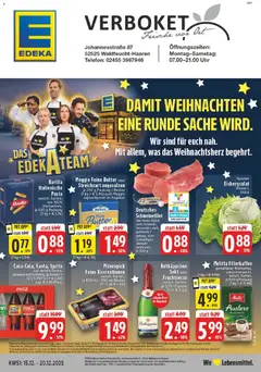 Vorschau von dem Prospekt des Geschäftes Edeka, gültig ab dem 15.12.2025