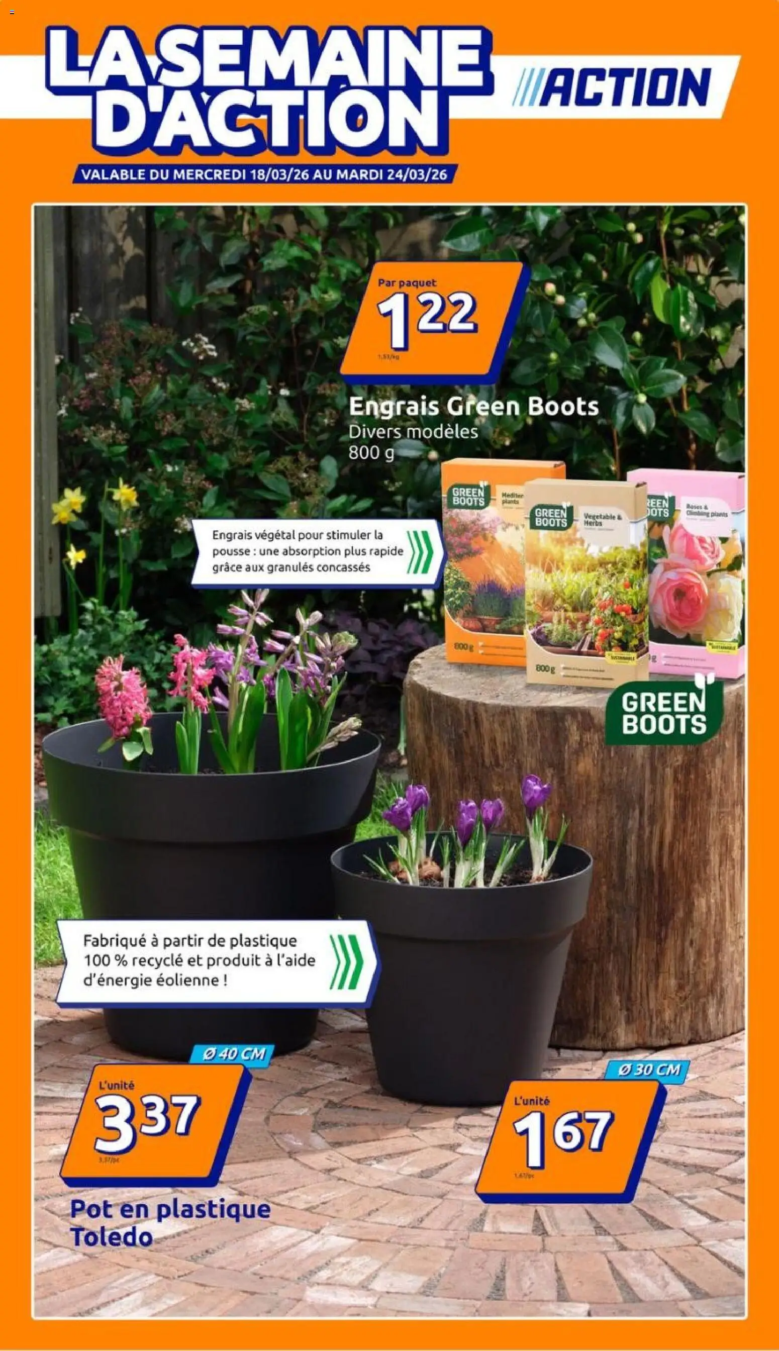 Prévisualisation de Action catalogue de la semaine 12 du magasin Action formulaire valide 18/03/2026