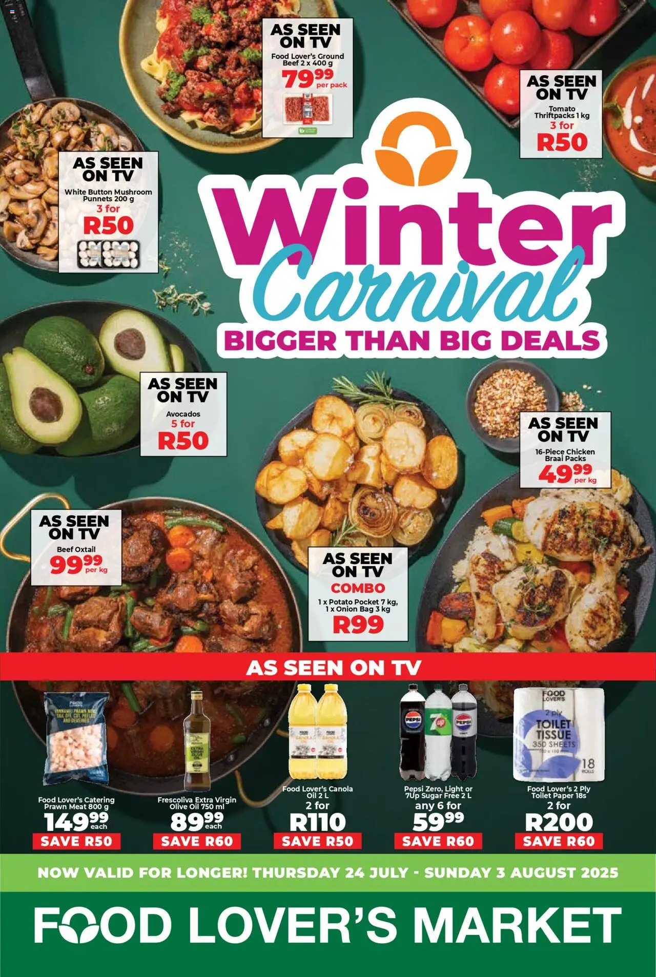 Food Lover's Market Inland Provinces - Weekly Specials from 24/07 - 03/08/2025 > Promotions
