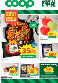 Förhandsgranska reklamblad Aktuella reklamblad Coop från butik Coop gäller från 13/10/2025