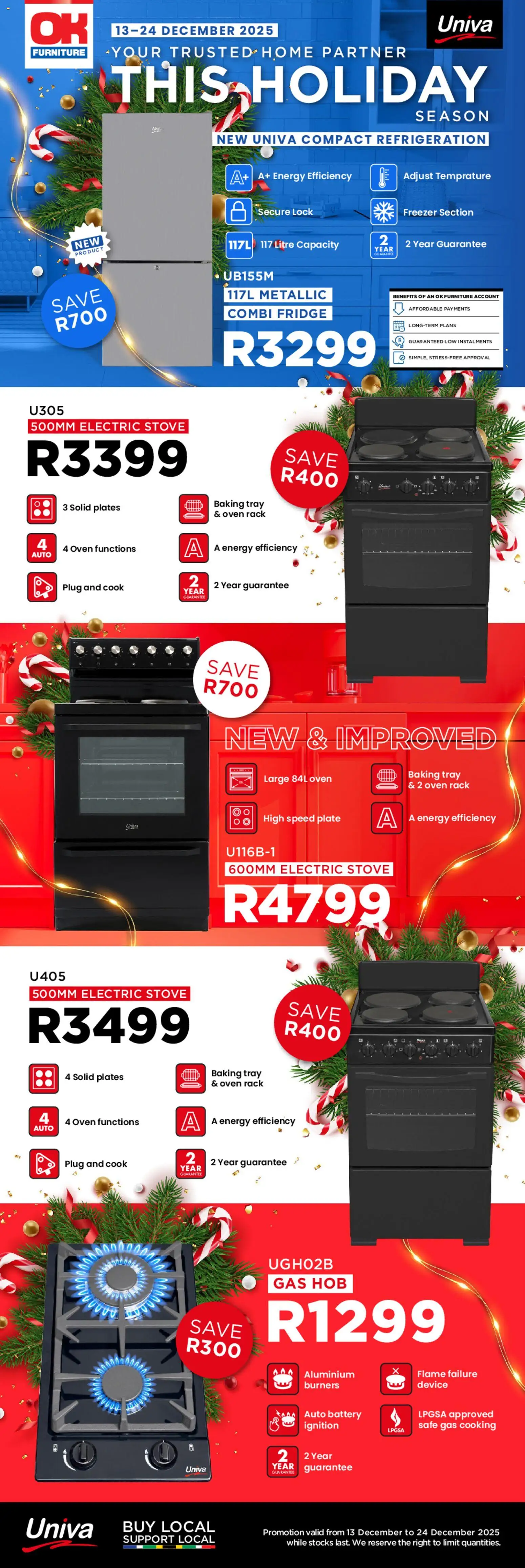 Preview of OK Furniture flyer valid from 13/12/2025