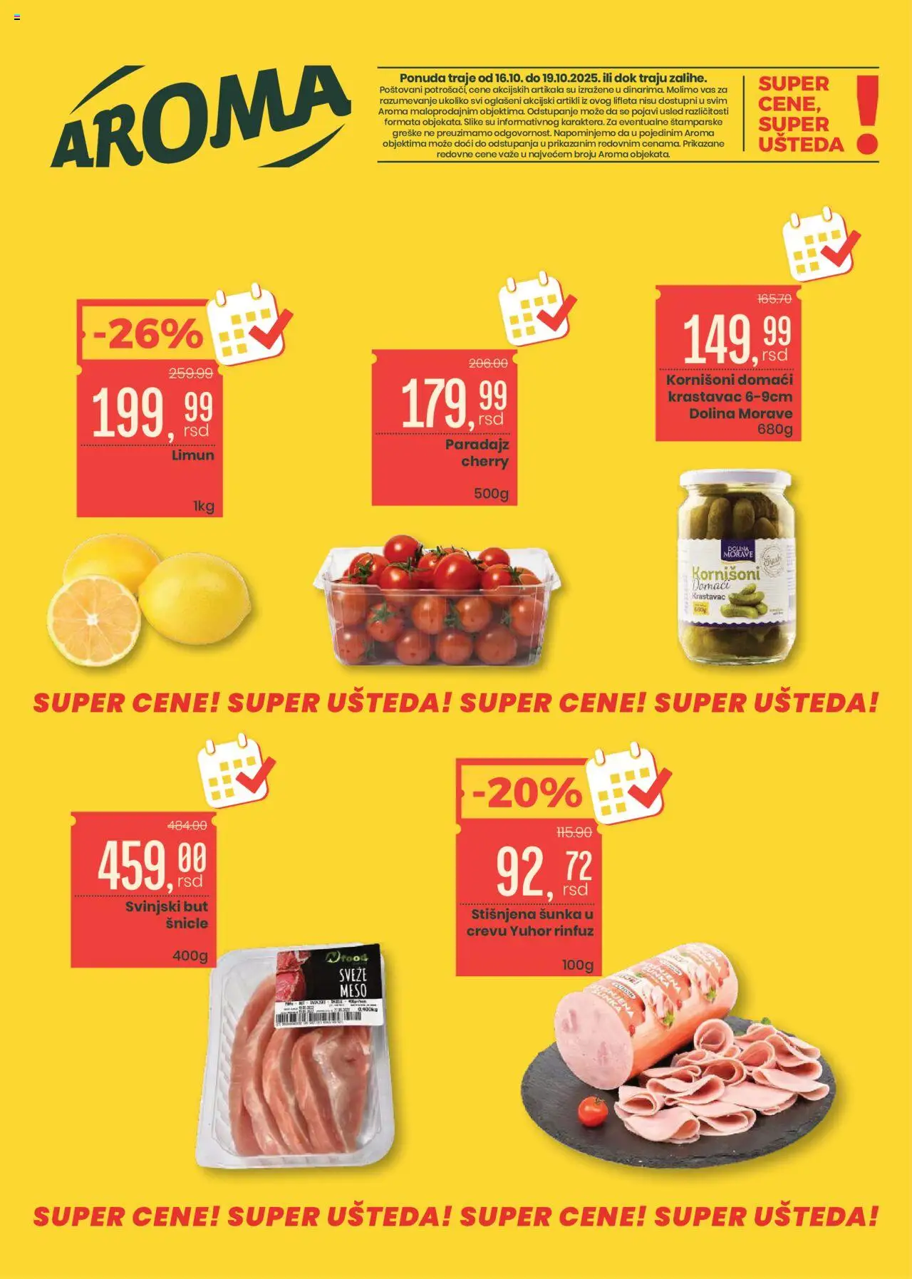 Aroma Market katalog važi od 16.10.2025 - stranica 1