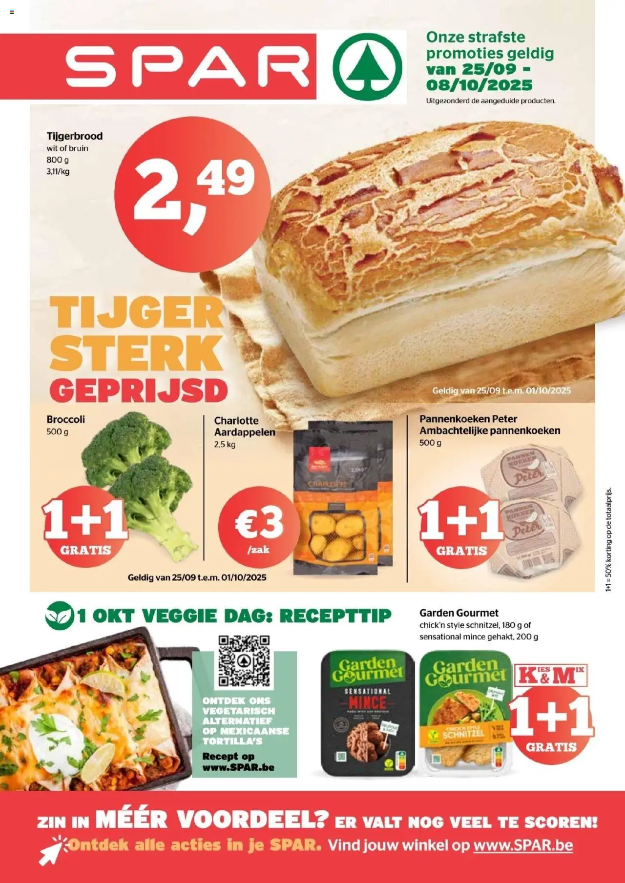 Spar Express shop Folder geldig vanaf 25/09/2025 - Paginanummer 1