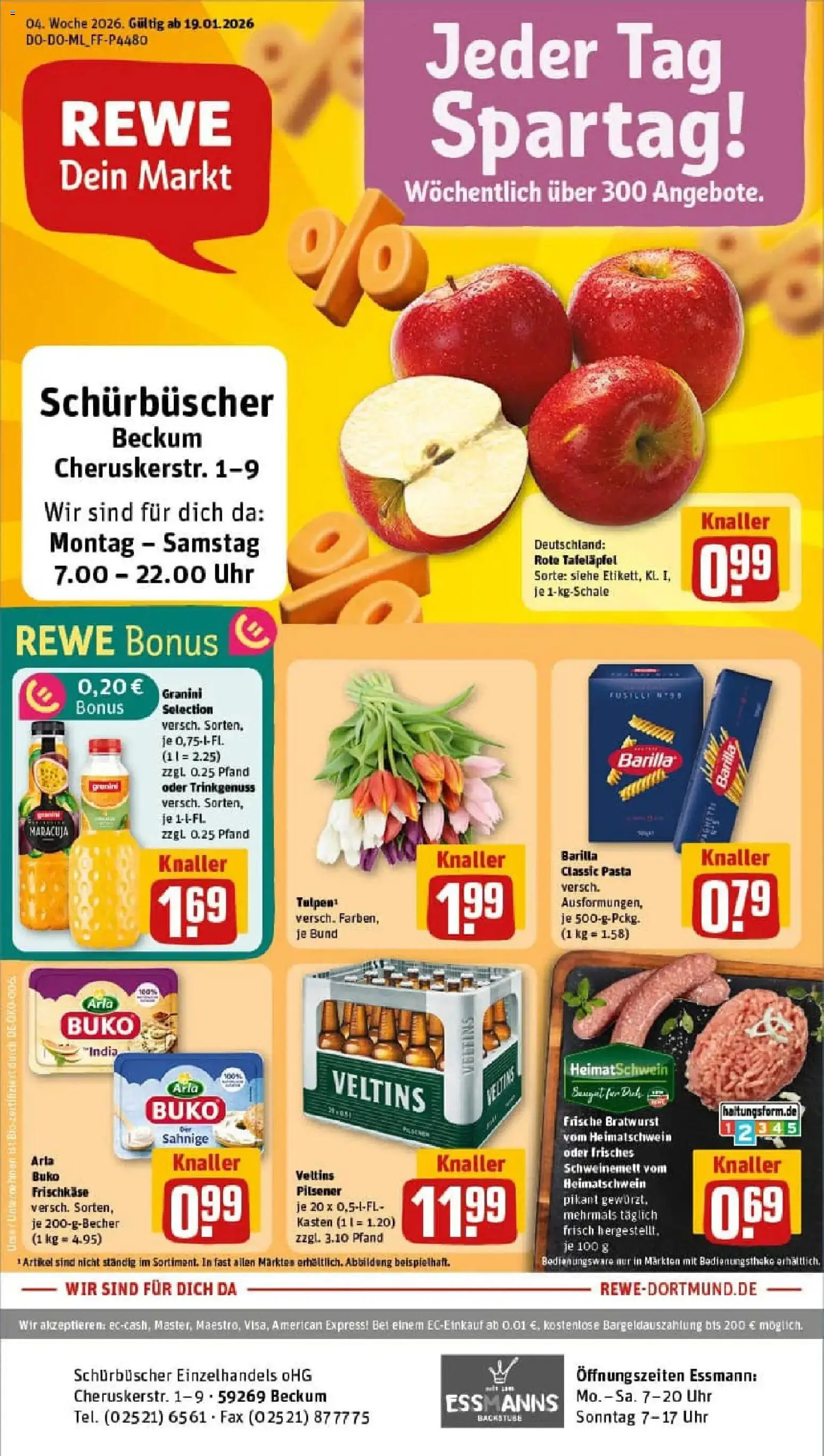 Vorschau von dem Prospekt des Geschäftes Rewe, gültig ab dem 18.01.2026