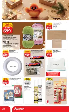 Auchan - Akciós újság Auchan megtekintése, amely érvényes 2025.12.04.-től | Oldal: 78
