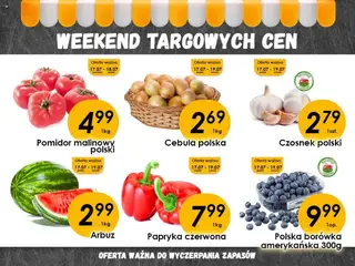 Pogląd gazetki "Weekend targowych cen" ze sklepu Piotruś Pan ważnej od 17.07.2025