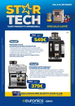 Anteprima dell'opuscolo Euronics volantino Caffè dal negozio Euronics valido da 09/03/2026