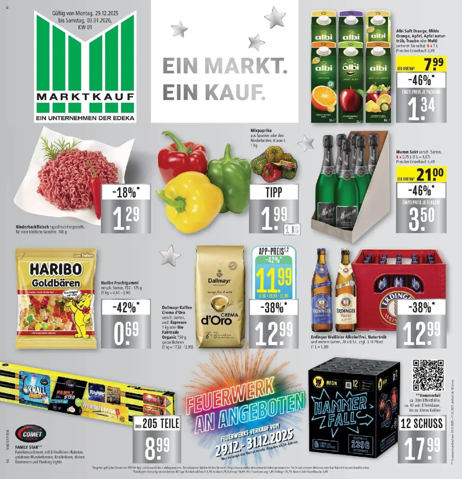 Vorschau von dem Prospekt des Geschäftes Marktkauf, gültig ab dem 28.12.2025