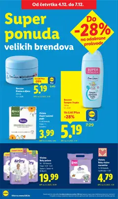 Pregled letka Katalog trgovine Lidl vrijedi od 01.12.2025 | Stranica: 76