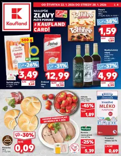 Kaufland SK - Trebišov megtekintése, amely érvényes 2026.01.22.-től