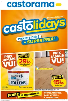 Prévisualisation de Castolidays, projets d'été à super prix ! du magasin Castorama formulaire valide 10/07/2025