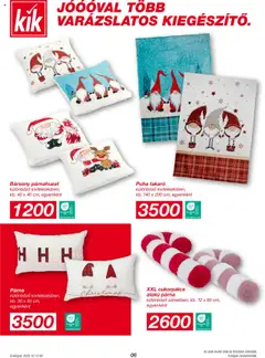 Kik - Akciós újság Kik megtekintése, amely érvényes 2025.10.13.-től | Oldal: 6