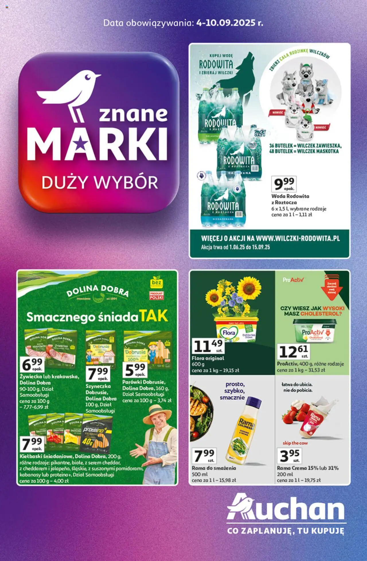 Auchan Znane marki duży wybór Hipermarket od 04.09.2025 - Nowa Gazetka - Numer strony 1