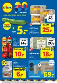 Eksempel på tilbudsavis Tilbudsavis fra butik Lidl gyldig fra 13/07/2025