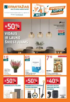 ERMITAŽAS parduotuvės leidinio Leidinys galiojančio nuo 2025.10.01 peržiūra