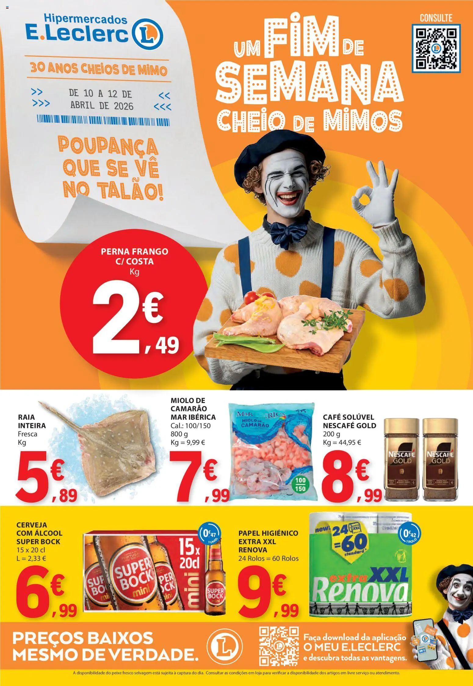 Pré-visualização do folheto da loja E.Leclerc válida a partir de 10/04/2026