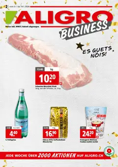 Vorschau des Merkblatts Aktionen Business Chavannes, Matran, Genf, Sitten vom Shop Aligro gültig von 05.01.2026 bis 10.01.2026