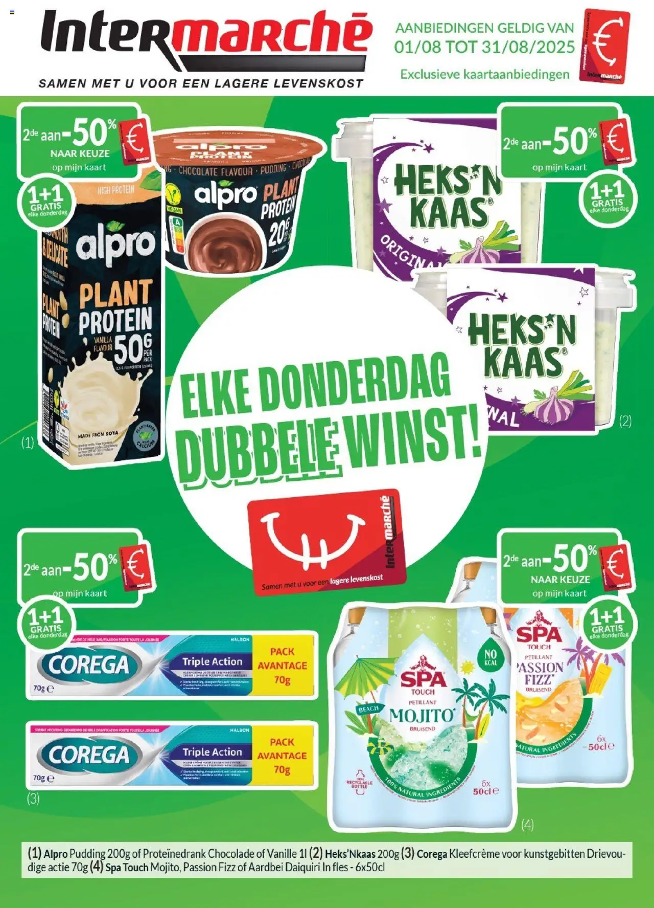 Intermarché shop Folder geldig vanaf 01/08/2025 - Paginanummer 1