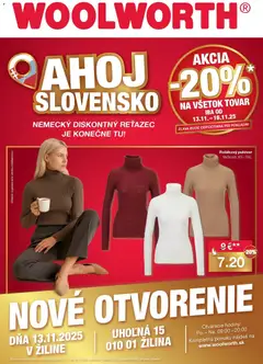Náhľad Woolworth letáku platného od 06.11.2025