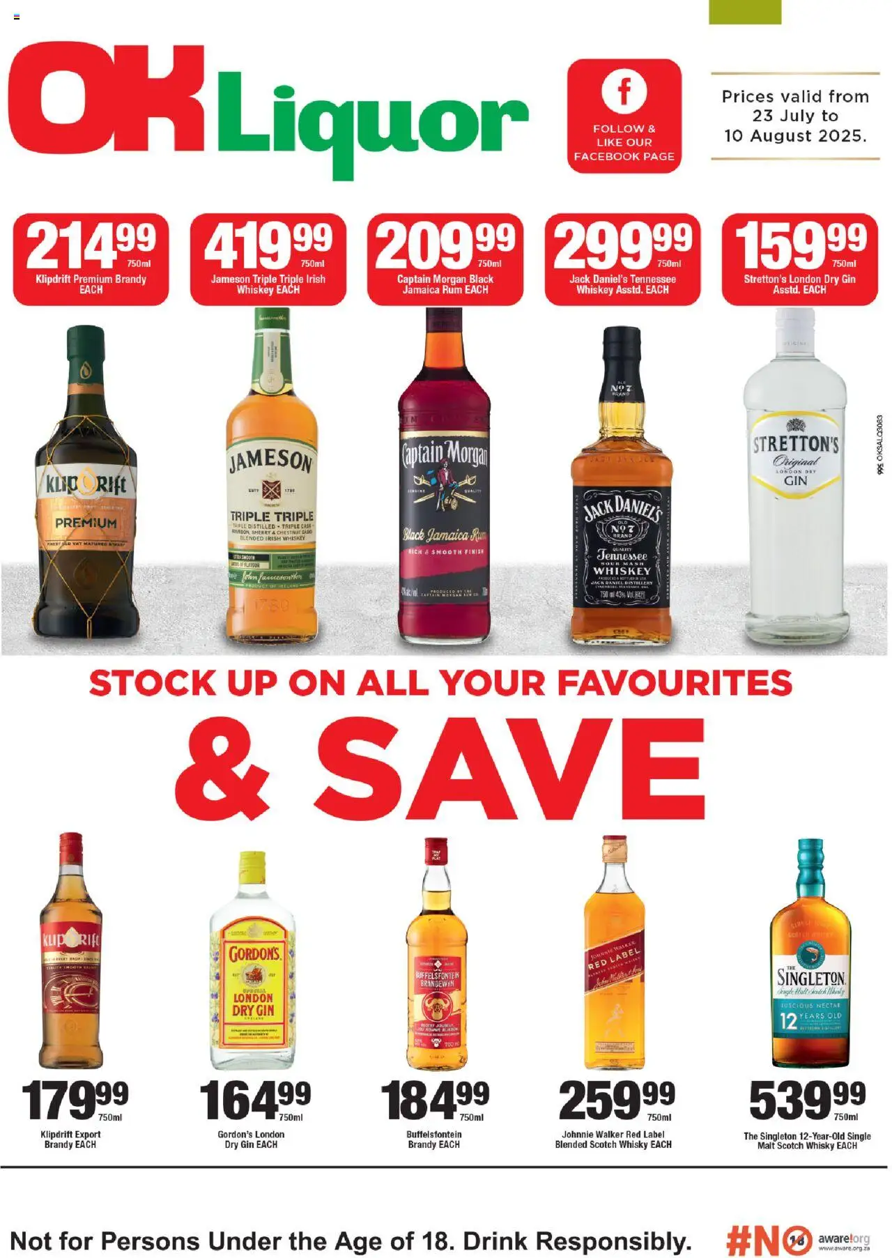 OK Foods Western Cape - OK Liquor from 23/07 - 10/08/2025 > Promotions