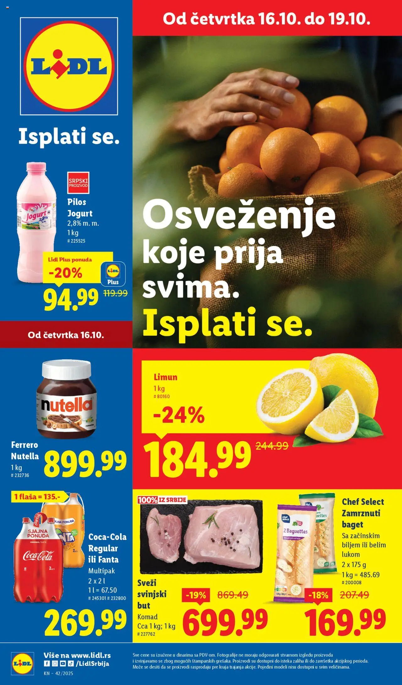 Lidl katalog važi od 16.10.2025 - stranica 1