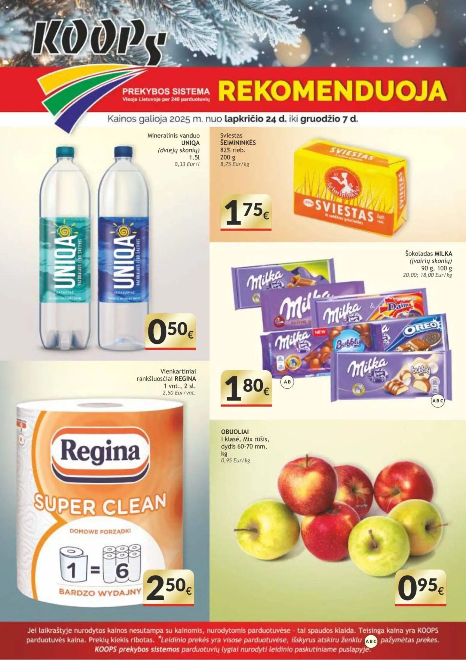 Koops parduotuvės leidinio Leidinys galiojančio nuo 2025.11.24 peržiūra