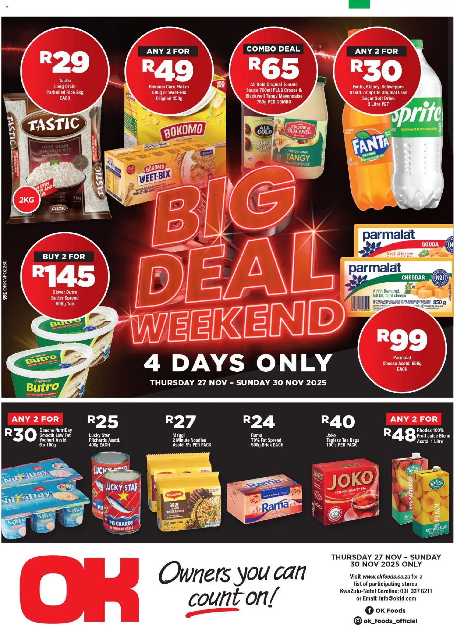 Preview of OK Foods flyer valid from 27/11/2025