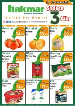 Hakmar Katalog Sadece 3 Gün 21.11.2025 - Broşürünün önizlemesi