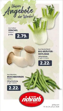 Vorschau von dem Prospekt des Geschäftes Rewe, gültig ab dem 19.01.2026