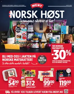 Forhåndsvis Kundeavis fra butikk Meny gyldig fra 08/09/2025