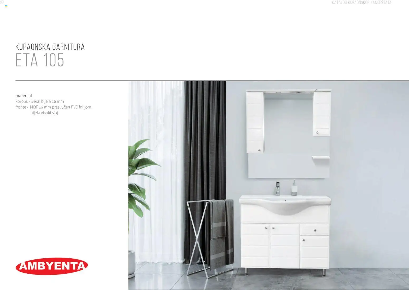 Pregled letka Katalog Kupaonski namještaj trgovine AMBYENTA vrijedi od 2025.10.01
