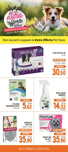 Anteprima dell'opuscolo Conad volantino PetStore Extra Offerte dal negozio Conad valido da 25/02/2026