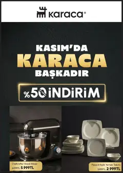 Karaca Black Friday 03.11.2025 - Broşürünün önizlemesi