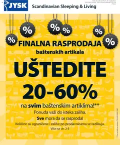 Pregled Jysk kataloga - važi od 30.07.2025