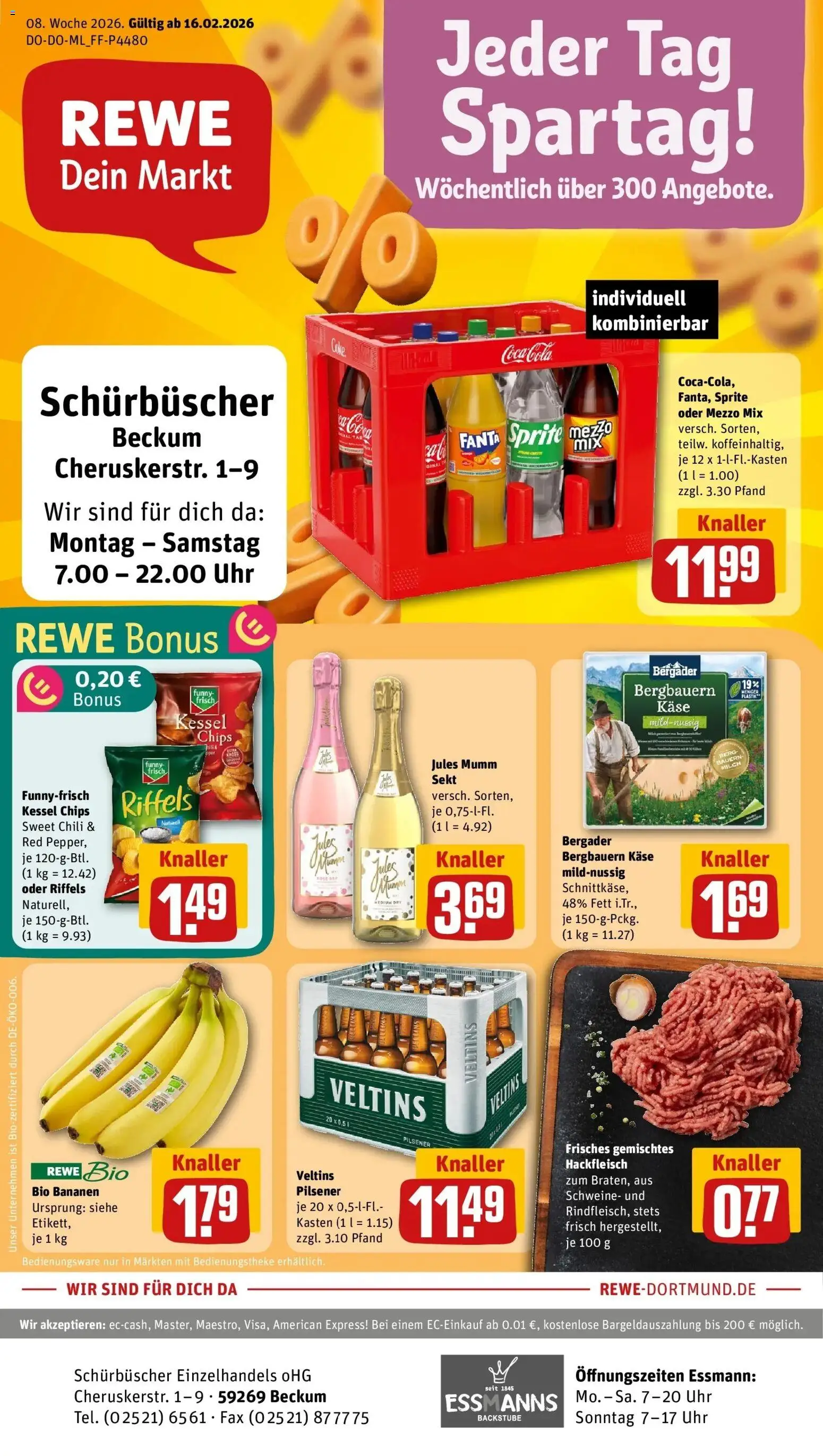 Vorschau von dem Prospekt des Geschäftes Rewe, gültig ab dem 16.02.2026