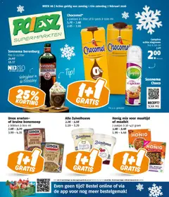 Voorbeeld van Folder week 6 van winkel Poiesz geldig vanaf 01-02-2026