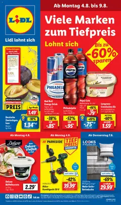 Vorschau von dem Prospekt des Geschäftes Lidl, gültig ab dem 04.08.2025